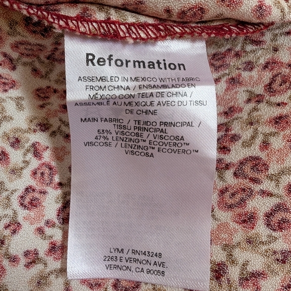 Reformation Noha Mini Dress 4P - Picture 12 of 16